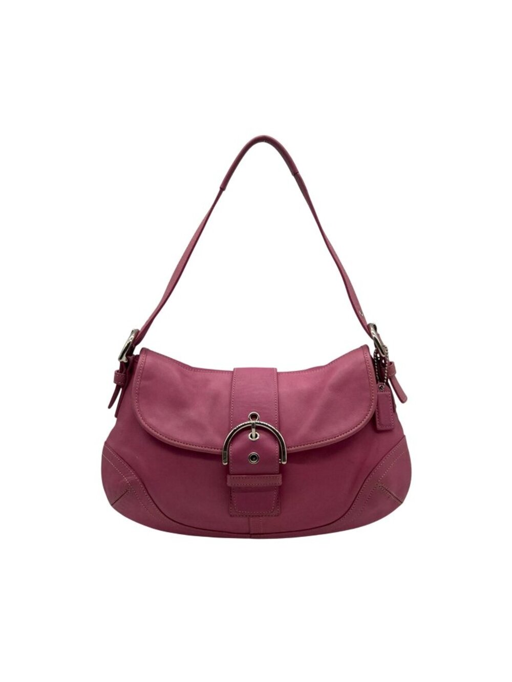 Coach Vintage Bubblegum Pink Leather Soho Shoulder Bag
